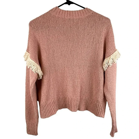 Madewell Montford Fringe Pullover Sweater XS New - Picture 2 of 15